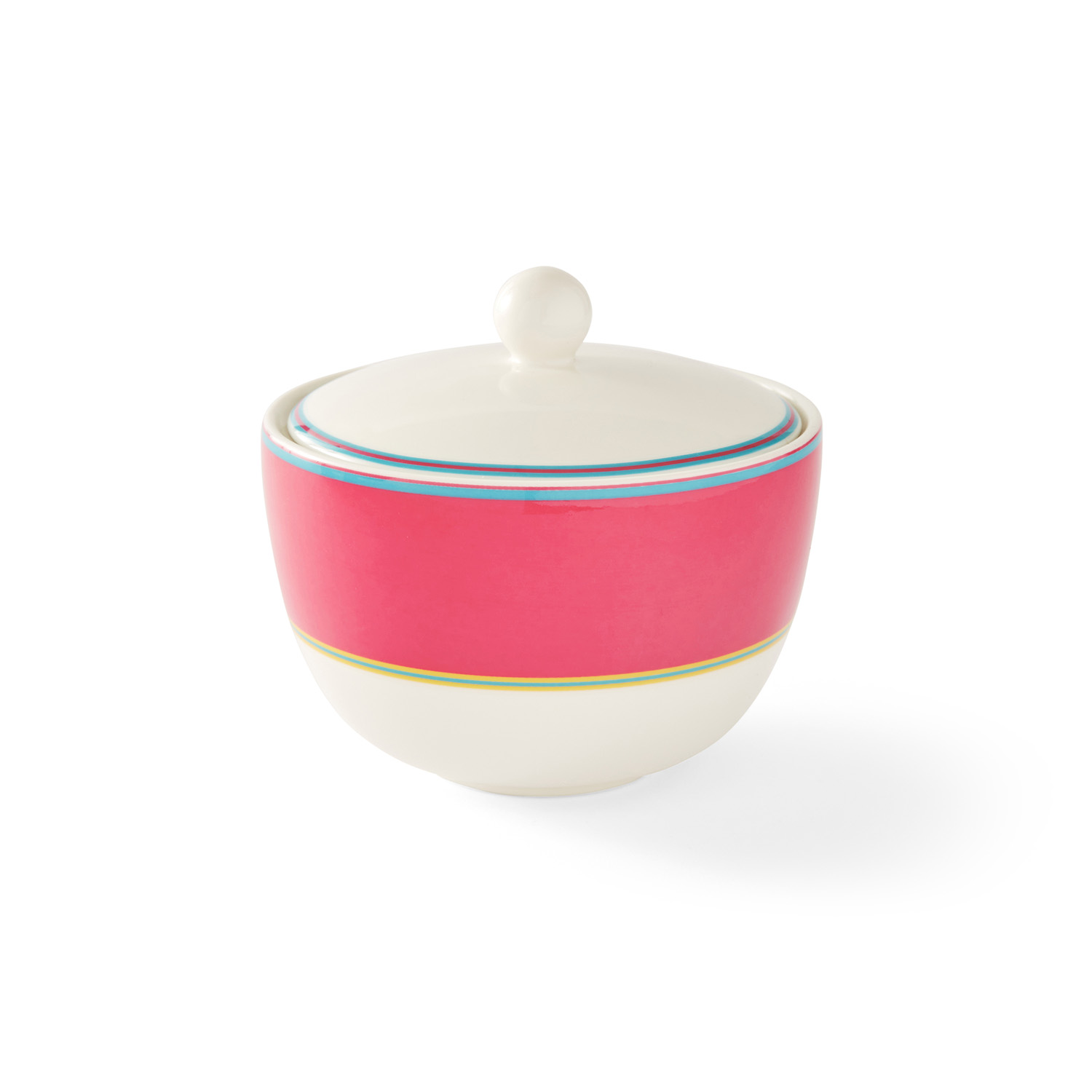 Kit Kemp Calypso Covered Sugar Bowl - Pink image number null